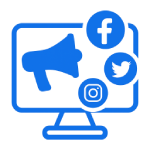 social media icon social media marketing services provided by faridi marketing group in cypress tx